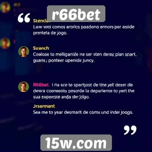 Feedback de usuários sobre o suporte ao cliente do r66bet