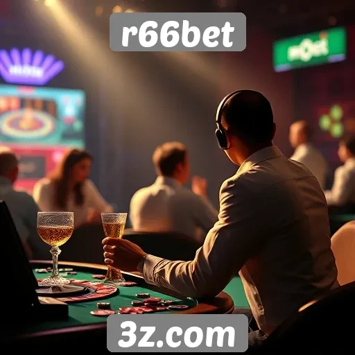experiência de jogo ao vivo no r66bet