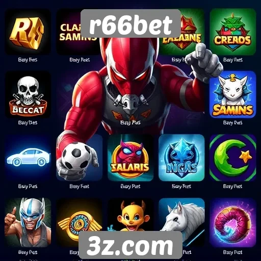 Exploração da variedade de jogos disponíveis no r66bet